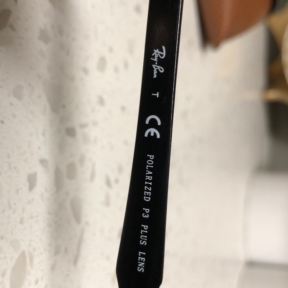 Ray Ban Club Master Polarized Black Sunglasses - Picture 4 of 7